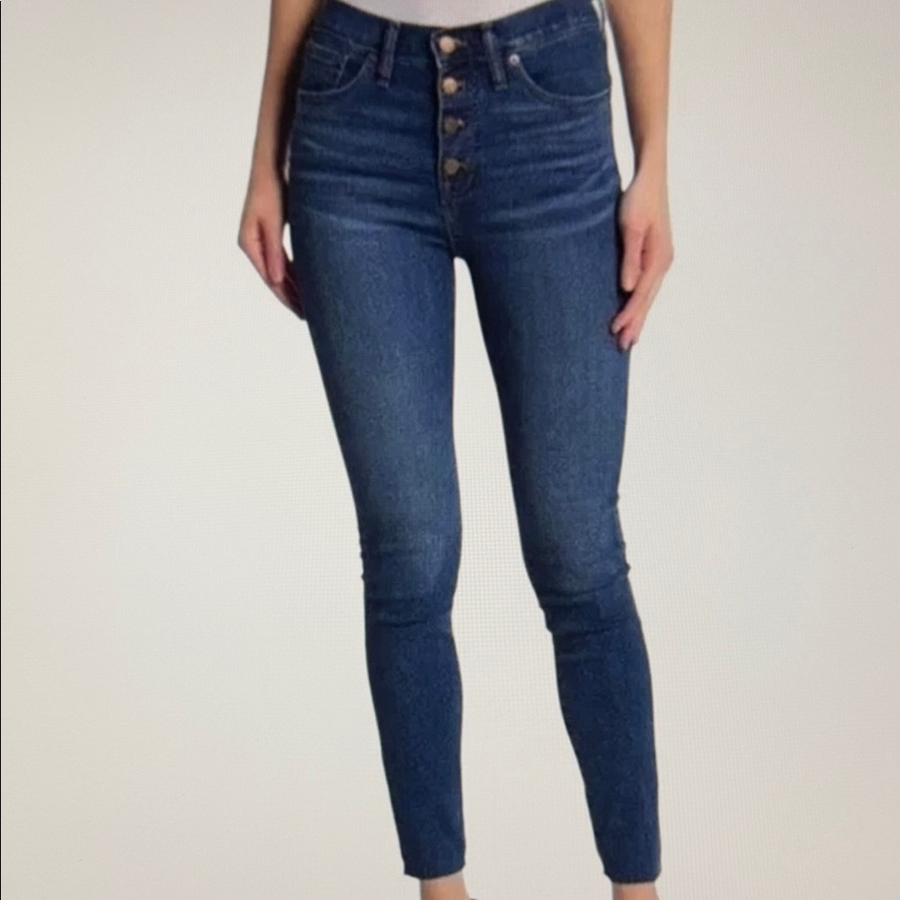 Madewell Skinny Women’s Jeans Button Fly High Rise Jeans